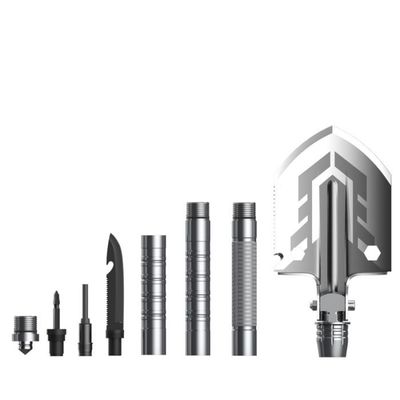 พลั่วกลางแจ้งมัลติฟังก์ชั่นโลหะผสมอลูมิเนียมพลั่ววิศวกรรมมัลติฟังก์ชั่น