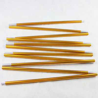 เสาเต็นท์ปรับพื้นผิวชุบอโนไดซ์ 19 มม. เสาอลูมิเนียม Tarp ปรับได้