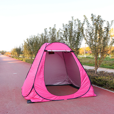 Waterproof Pop Up Pod Changing Room ความเป็นส่วนตัวเต็นท์ Straight Bracing Type Polyester