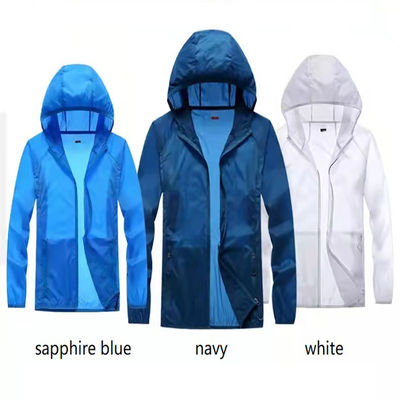 แขนยาวป้องกัน Pilling กันน้ำ Upf 50+ ป้องกันรังสียูวีผู้ชายครีมกันแดดเสื้อผ้าสำหรับผู้ใหญ่