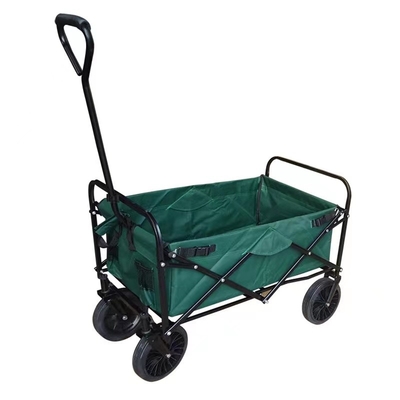 600D Oxford Cloth Steel รถเข็นพับล้ออเนกประสงค์สำหรับ Garden