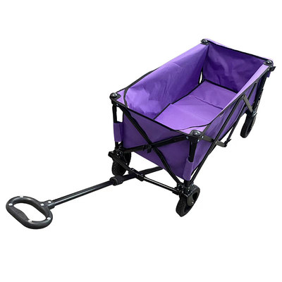 600D Oxford Cloth Steel รถเข็นพับล้ออเนกประสงค์สำหรับ Garden