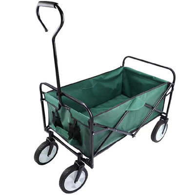 Four Universal Wheel 600D Oxford Cloth Push Wagon Cart รถเข็นช็อปปิ้งเหล็ก
