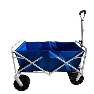 Four Universal Wheel 600D Oxford Cloth Push Wagon Cart รถเข็นช็อปปิ้งเหล็ก
