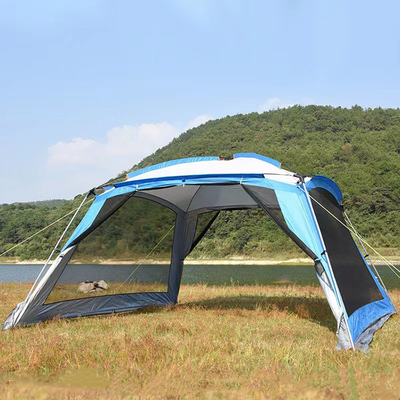 210T เต็นท์กีฬากลางแจ้งสองชั้น 360 * 360 * 220 ซม. อัตโนมัติ 4 ถึง 6 คนเต็นท์