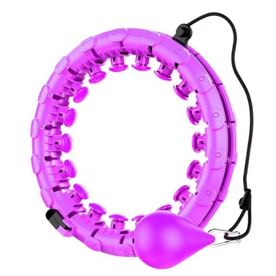 ABS ครอบคลุมการออกกำลังกายการออกกำลังกายการสูญเสียน้ำหนัก Unisex Hula Hoop