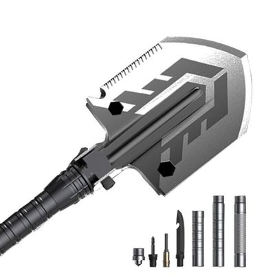 พลั่วกลางแจ้งมัลติฟังก์ชั่นโลหะผสมอลูมิเนียมพลั่ววิศวกรรมมัลติฟังก์ชั่น