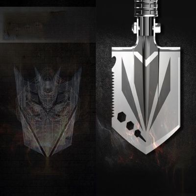 37CM Multifunctional Outdoor Shovel 8in ใบมีดยาว เครื่องมือขุด