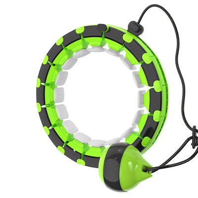ซิลิโคน ABS ลดน้ำหนัก Smart Hula Hoop, 24 Knots Weighted Hula Hoop