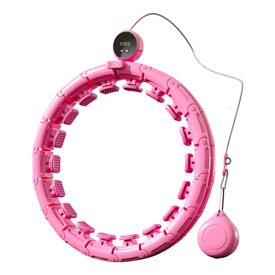 ABS PVC PP Smart Counting Hula Hoop, เอวหน้าท้องปรับได้ Hoop