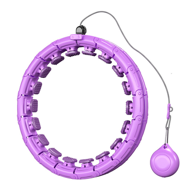 ABS PVC PP Smart Counting Hula Hoop, เอวหน้าท้องปรับได้ Hoop