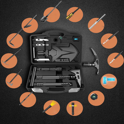 เดินป่า ทหาร ปัญหาการอยู่รอด Gear Aluminium Alloy 3Cr13 Hand Tool Set