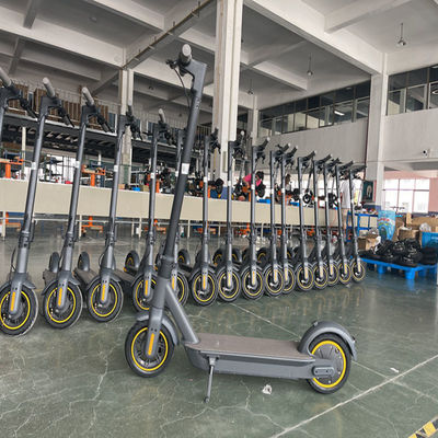 พับอลูมิเนียมไฟฟ้าสกู๊ตเตอร์สองล้อ 10 นิ้วยางลม