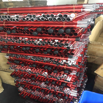 เสาเต็นท์ Telescoping อลูมิเนียม 19 มม. Anodized Surface Treatment