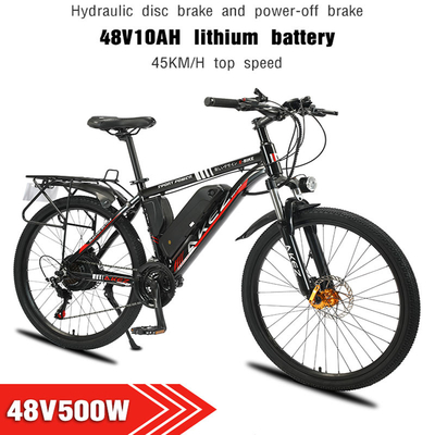Soft Tail Frame แบตเตอรี่ลิเธียมไฟฟ้าจักรยาน 60 กม., 13Ah 48V วงจรไฟฟ้าลิเธียม