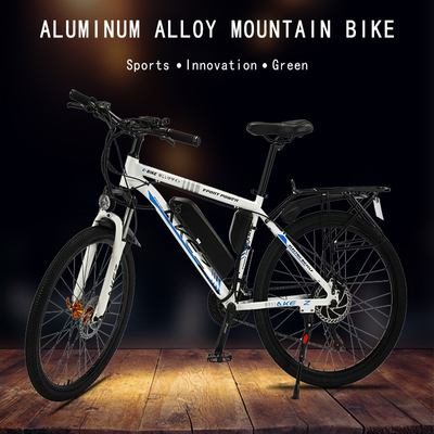 แบตเตอรี่ลิเธียมขับเคลื่อนสองล้อจักรยานไฟฟ้า 15.5mph Soft Tail Frame