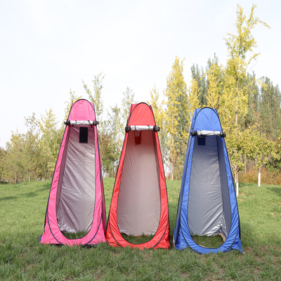 Outdoor 1.9m สูง Pop Up เต็นท์อาบน้ำ Sun Protection