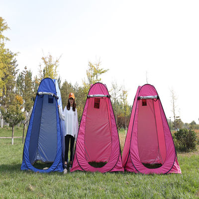 ประเภทรั้งตรง Pop Up เต็นท์อาบน้ำพับหนาเงินเคลือบ