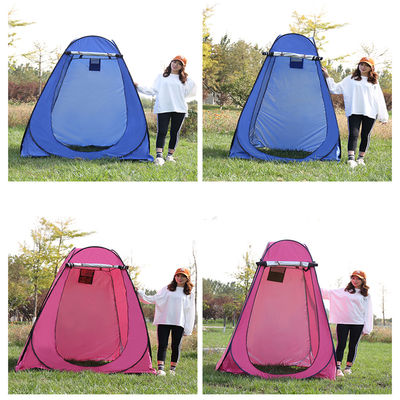 โพลีเอสเตอร์ 190T ห้องอาบน้ำส่วนตัวแบบพกพาที่ตั้งแคมป์ Pop Up Tent