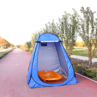 Waterproof Pop Up Pod Changing Room ความเป็นส่วนตัวเต็นท์ Straight Bracing Type Polyester
