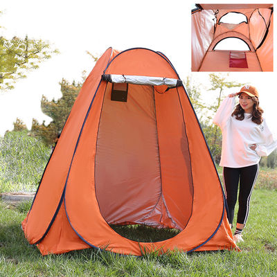 พับ Pop Up แคมป์ปิ้ง ห้องอาบน้ำ Enclosure โพลีเอสเตอร์ 190T เหล็ก