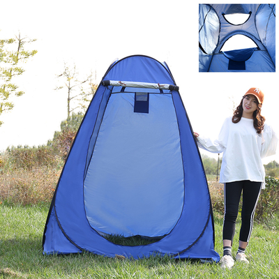 โพลีเอสเตอร์กันลม 190T ป๊อปอัพเต็นท์อาบน้ำ, ฝักบัวอาบน้ำกลางแจ้ง Enclosure