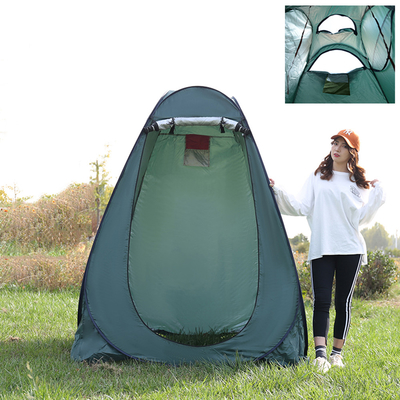 Four Season Outdoor Pop Up เต็นท์อาบน้ำตรง Bracing Type