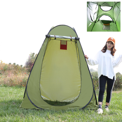 Four Season Outdoor Pop Up เต็นท์อาบน้ำตรง Bracing Type