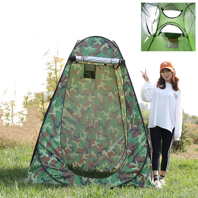 Four Season Outdoor Pop Up เต็นท์อาบน้ำตรง Bracing Type