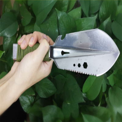 การป้องกันตัวเอง 8in Head Tactical Survival Hand เครื่องมือ แคมป์ปิ้ง Garden Shovel