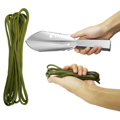 อลูมิเนียมอัลลอยด์มัลติฟังก์ชั่น เครื่องมือ Survival Hand เครื่องมือ แคมป์ปิ้ง สวน Shovel