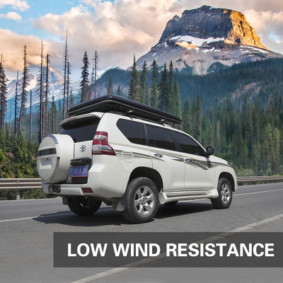 ABS SS รถพ่วงเต็นท์กีฬากลางแจ้งอัตโนมัติ Hard Shell Roof Top