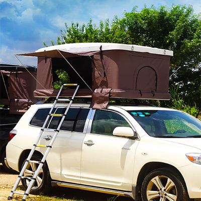 ABS SS รถพ่วงเต็นท์กีฬากลางแจ้งอัตโนมัติ Hard Shell Roof Top