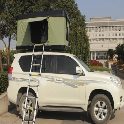 Four Season Hard Shell Car หลังคาเต็นท์บันไดอลูมิเนียมและที่นอน