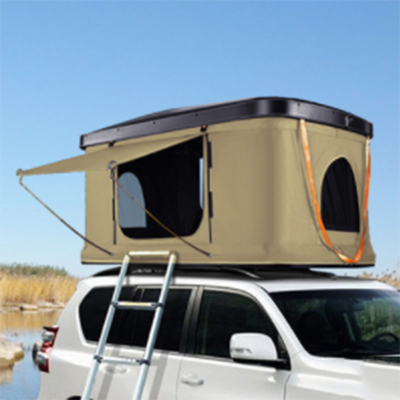 เต็นท์ตั้งแคมป์บนชั้นดาดฟ้าสองชั้นสำหรับรถยนต์ 2-3 / 3-4 คน Hard Shell Roof Top Tent