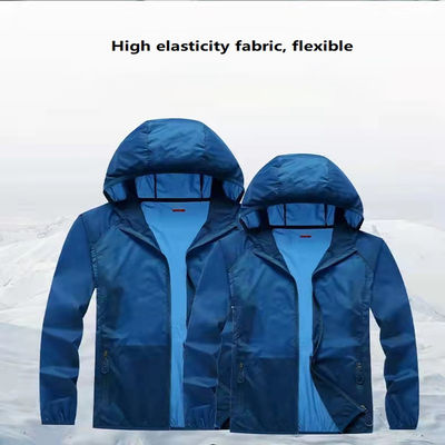 แขนยาวป้องกัน Pilling กันน้ำ Upf 50+ ป้องกันรังสียูวีผู้ชายครีมกันแดดเสื้อผ้าสำหรับผู้ใหญ่