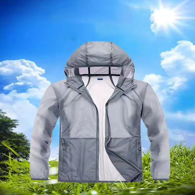 4% สแปนเด็กซ์ 96% ไนลอน Anti-Pilling แขนยาว Skin Light Sun-Proof Upf 50 + ไม้ไผ่สุภาพสตรี Uv ป้องกันเสื้อผ้า