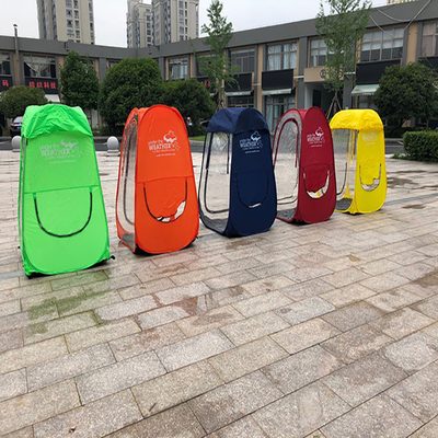Sun Shelter ลวดเหล็กชั้นเดียว 210D Oxford Cloth Weather Pods เต็นท์