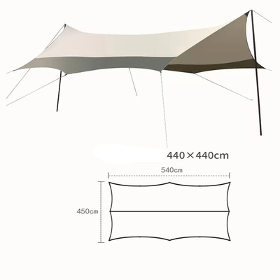 แคมป์ปิ้ง Beach 210T โพลีเอสเตอร์เต็นท์กีฬากลางแจ้งปรากฏขึ้นกันน้ำ Windproof
