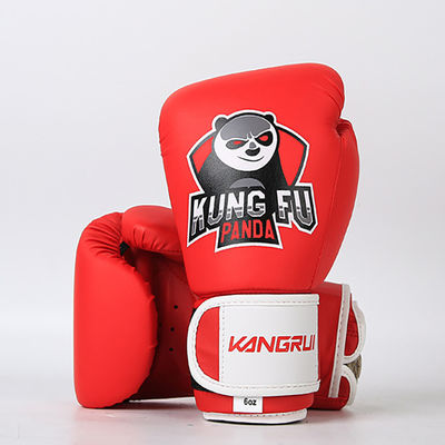 ถุงมือฝึกชกมวย PU Leather EVA Children Breathable Professional Vintage