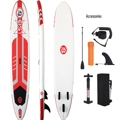 Dropshipping กระดานโต้คลื่นกีฬาทางน้ำ Sup Paddle Inflatable Fish Surfboard
