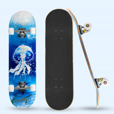 Black Sand Pu Wheel Girl แบริ่งสเก็ตบอร์ด 7 ชั้น Maple Wood