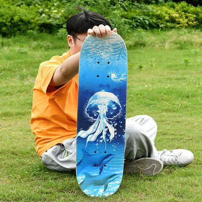 ตลับลูกปืนเหล็กคาร์บอน Longboard Skateboard Wheels การพิมพ์การถ่ายเทความร้อน